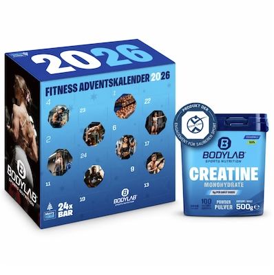 🍫 1,5kg 💪 Bodylab Riegel Adventskalender (2026) für 44,90€ (statt 55€) + 500g Creatine GRATIS