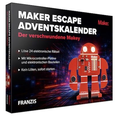 🤖 Maker Escape Adventskalender – Der verschwundene Makey (Roboter bauen) für 21,71€ (statt 35€)