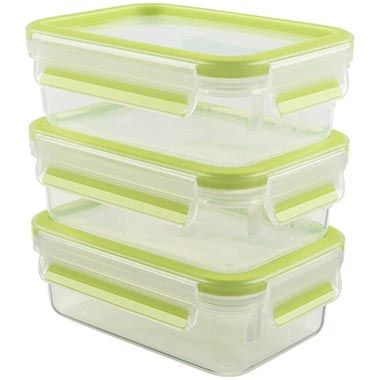 🍱 3er Set EMSA Clip & Close Frischhaltedosen, 0,55L für 6,84€ (statt 12€)