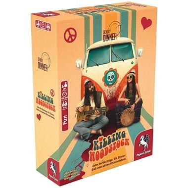 🔍 Pegasus Spiele Deadly Dinner – Killing Woodstock für 23,99€ (statt 34€)