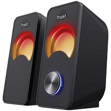 🔉 Trust Arys RGB LED Stereo Lautsprecher Set für 14,99€ (statt 23€) – Refurb.