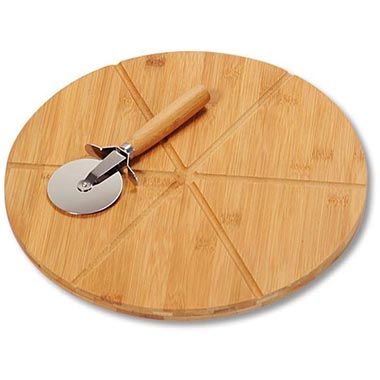 🍕 Kesper Bambus Pizza-Teller + Pizza-Roller ab 7,31€ (statt 14€)