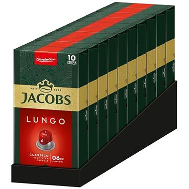 ☕ 100er Pack Jacobs Lungo Classico Kaffeekapseln ab 26,59€ (statt 33€)