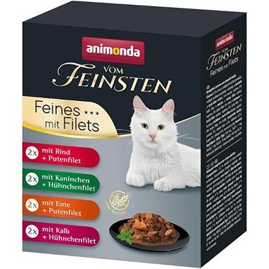 🐱 8er Pack animonda vom Feinsten Selection mit Filets ab 3,79€ (statt 6€)