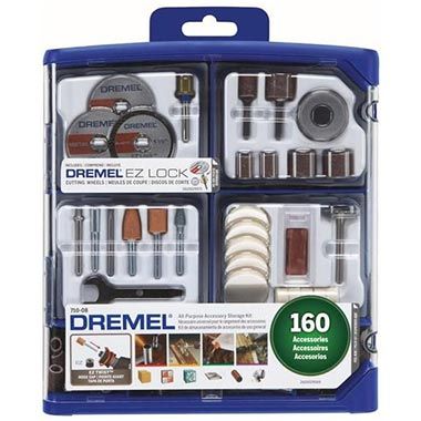 🧰 Dremel 710-08 Drehwerkzeugzubehör-Set, 160-tlg. für 35€ (statt 46€)