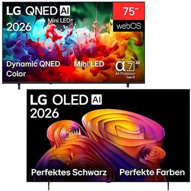 📺 Media Markt: LG Smart TV Lieferluxus Deals – z.B. 75QNED72B6A QNED für 849€ (statt 996€)