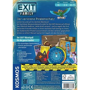 🦜 Kosmos EXIT: Der verlorene Piratenschatz, Escape Room Spiel für 10,40€ (statt 16€) 🦜 Kosmos EXIT: Der verlorene Piratenschatz, Escape Room Spiel für 10,40€ (statt 16€)