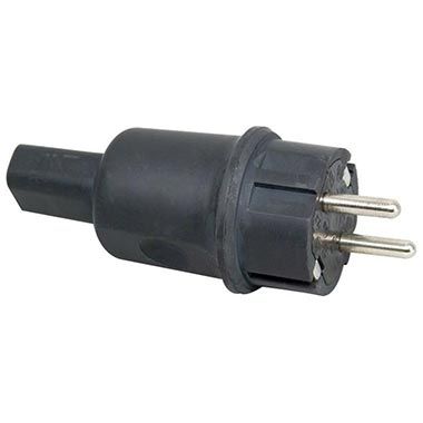 🔌10x Kopp Schuko Gummi-Schutzkontaktstecker für Illuminationsleitung für 15,90€ (statt 40€)