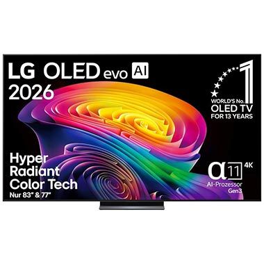 📺 LG OLED55C6ELB 55″ 4K OLED Evo AI TV mit bis 165Hz für 1.229€ (statt 1.499€)