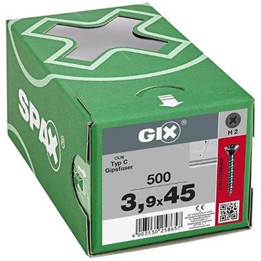 Preisfehler? 🪛 1.500 Stk (!) Spax GIX-C Trockenbauschrauben, 3,9x45mm für 14,97€ (statt 38€)