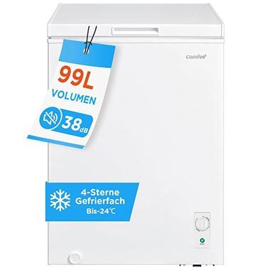 🧊 Comfee RCC102WH2EU(E) Gefriertruhe mit 99L für 159,99€ (statt 199€)