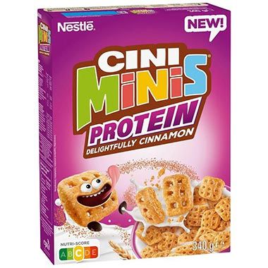 🥣 Nestle Cini Minis Protein, Zimt Cerealien, 340g ab 2,37€ (statt 4€)