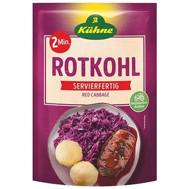 1,6kg 🍲 4x Kühne 2 Minuten Rotkohl, je 400g ab 5,48€ (statt 10€)