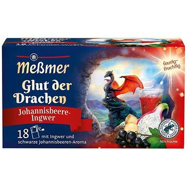 🍵 4 x 18er Pack Meßmer Glut der Drachen mit Ingwer & Johannisbeer Tee ab 7,20€ (statt 10€)