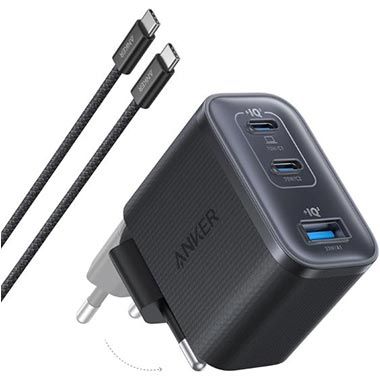 🔌 Anker Nano 3-Port USB-C Ladegerät mit 70W für 29,95€ (statt 41€)