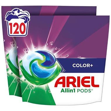 🧼 120er Pack Ariel Pods Color+ Waschmittel für 26,99€ (statt 40€)