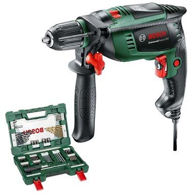 🧰 Bosch UniversalImpact 800 Schlagbohrmaschine + Bohrer/Bitset für 101,68€ (statt 117€)