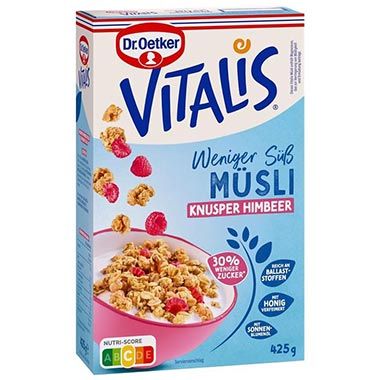 🥣 Dr. Oetker Vitalis Weniger Süß Knusper Himbeere, 425g ab 2,63€ (statt 4€) 🥣 Dr. Oetker Vitalis Weniger Süß Knusper Himbeere, 425g ab 2,63€ (statt 4€)