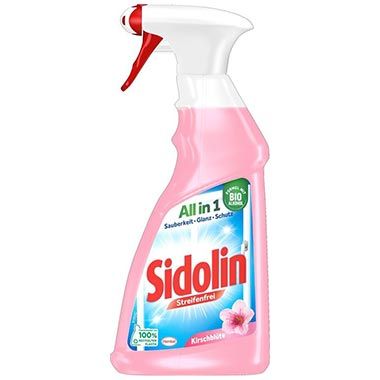 🪟 4x Sidolin Streifenfrei All-in-1 Glasreiniger Kirschblüte ab 5,40€ (statt 8€)