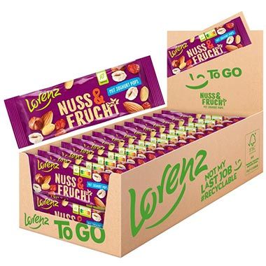 1,12kg 🥜 28er Pack Lorenz Nuss & Frucht mit Joghurt Pops ab 25€ (statt 36€)