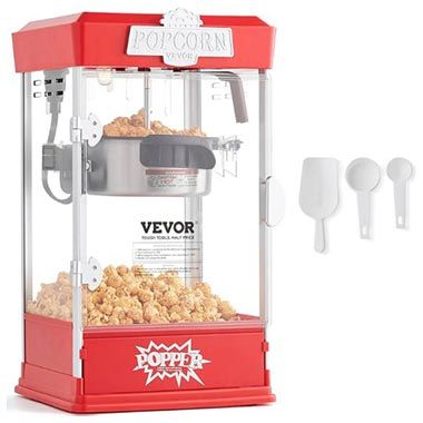 🍿 Vevor Popcorn Maker im Kino-Stil inkl. 3 Schaufeln für 53,99€ (statt 65€)
