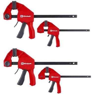 🗜️ Einhell Einhandzwingen-Set, 100/150 mm, 4-tlg. für 32,17€ (statt 40€)