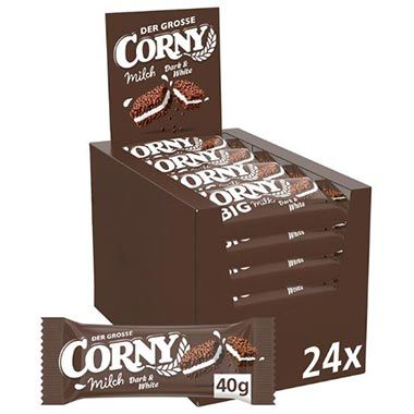 🍫 24er Pack Corny Milch Dark & White Müsliriegel ab 12,53€ (statt 18€)