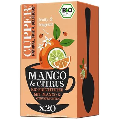 🍵 4x Cupper Bio Mango Citrus Früchtetee , je 20 Teebeutel ab 7,16€ (statt 12€) 🍵 4x Cupper Bio Mango Citrus Früchtetee , je 20 Teebeutel ab 7,16€ (statt 12€)