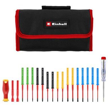 🪛 Einhell 461014 VDE Schraubendreher-Set, 20-tlg. für 40,28€ (statt 54€)