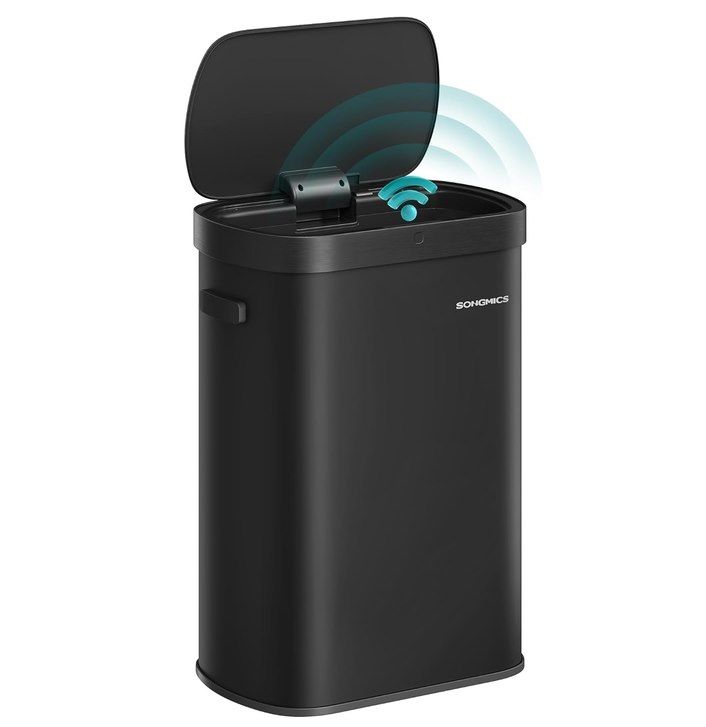 🗑️ SONGMICS Mülleimer (50L) aus Stahl mit Sensor & Softclose für 46,99€ (statt 60€)