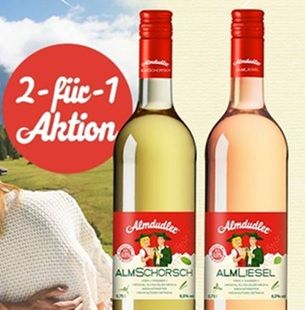 🍷 Couponplatz: ALMSchorsch und ALMLiesel gratis ausprobieren – 2 für 1 Aktion