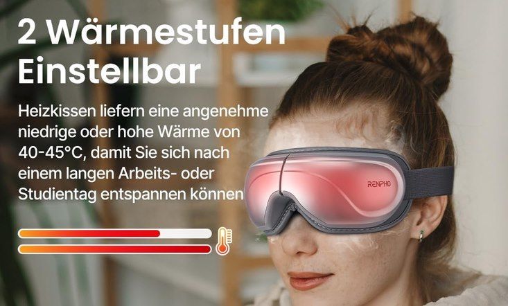 👀 RENPHO Eyeris 2 Augenmassagegerät mit Wärme & Kompression für 56€ (statt 66€) 👀 RENPHO Eyeris 2 Augenmassagegerät mit Wärme & Kompression für 56€ (statt 66€)