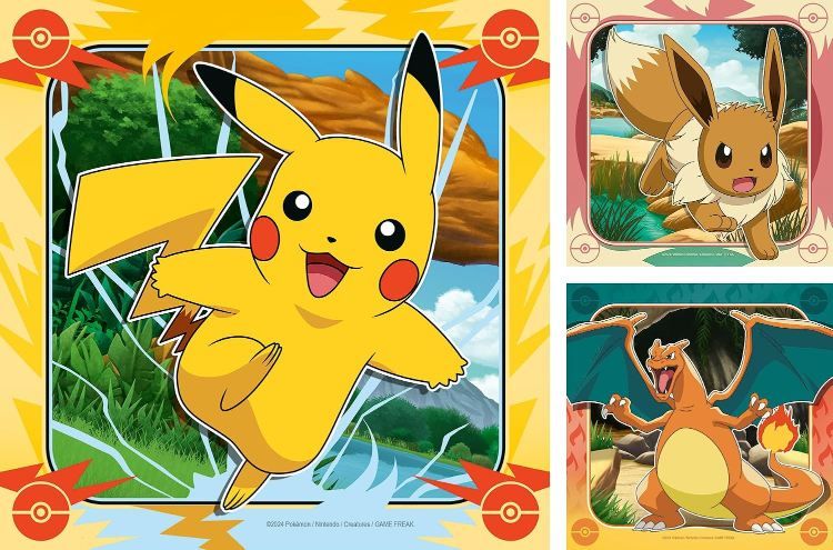 🧩 Ravensburger Pokémon Puzzle mit 3 x 49 Teile für 7,19€ (statt 13€) 🧩 Ravensburger Pokémon Puzzle mit 3 x 49 Teile für 7,19€ (statt 13€)