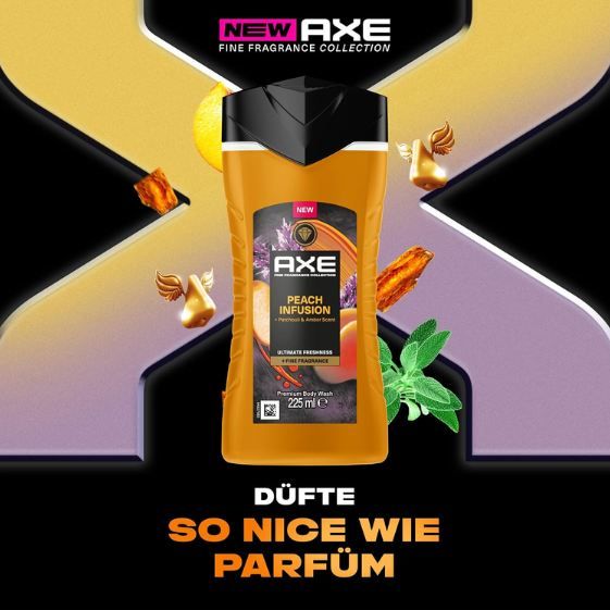 🚿 Axe Fine Fragrance Collection Peach Infusion Duschgel ab 2€ (statt 3,45€)