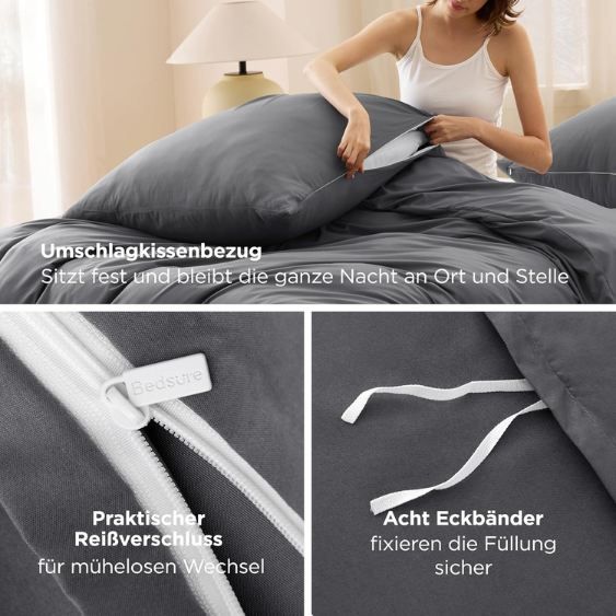 🛏️ 3 für 2: Bedsure Mikrofaser Bettwäsche Sets, 3-tlg. z.B. 3x 200x200cm für 41,96€ (statt 63€) 🛏️ 3 für 2: Bedsure Mikrofaser Bettwäsche Sets, 3 tlg. z.B. 3x 200x200cm für 41,96€ (statt 63€)