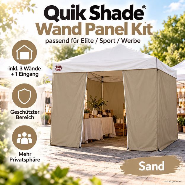 🏡 Quik Shade Pavillon Seitenwand, 3 x 3m für 29,99€ (statt 45€) - Refurb. 🏡 Quik Shade Pavillon Seitenwand, 3 x 3m für 29,99€ (statt 45€) Refurb.