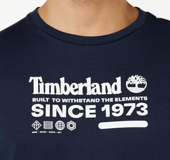 👕 Timberland Front Logo Print T Shirt ab 18€ (statt 30€)