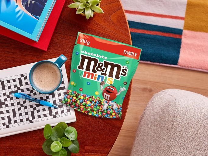 1,24kg 🍫 4x M&MS Minis Schokolinsen, je 310g ab 14,32€ (statt 20€)