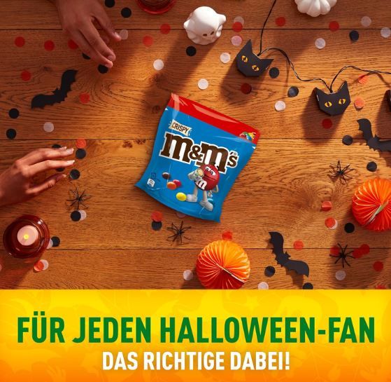 1,12kg 🍫 4x M&M'S Crispy Knusper Schokolinsen, je 281g ab 14,32€ (statt 20€) 1,12kg 🍫 4x M&MS Crispy Knusper Schokolinsen, je 281g ab 14,32€ (statt 20€)