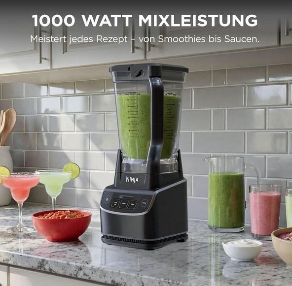 🍲 Ninja BP201EU UltraCrush Mixer, 1,9L für 79,99€ (statt 120€)