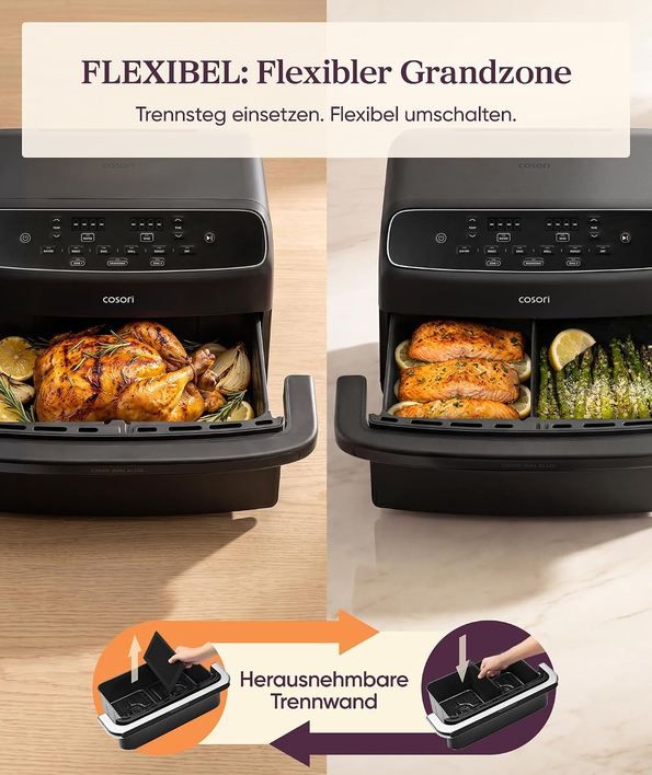 🍟 Cosori Dual Blaze Twinfry Compact AirFryer mit 8,6L für 159,95€ (statt 190€) 🍟 Cosori Dual Blaze Twinfry Compact AirFryer mit 8,6L für 159,95€ (statt 190€)