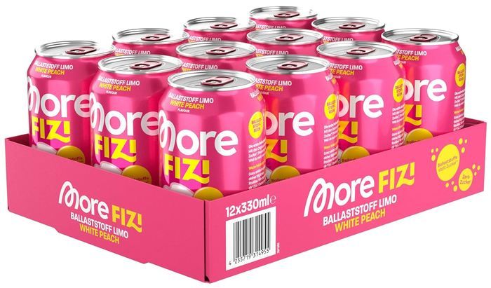 🍹 12er Pack MORE Fizi White Peach Erfrischungsgetränk ab 17€ (statt 24€) 🍹 12er Pack MORE Fizi White Peach Erfrischungsgetränk ab 17€ (statt 24€)