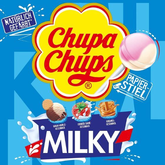 1,2kg 🍭 100er Pack Chupa Chups Milky Lutscher Dose ab 12,90€ (statt 21€)