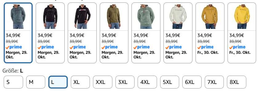 🧥 Jack & Jones JJMORTY Hoodie in vielen Farben für je 31,49€ (statt 40€)