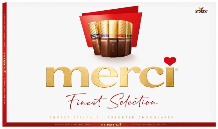 1,6kg 🍫 4 x 400g Merci Finest Selection Große Vielfalt Pralinen für 23,77€ (statt 34€) 1,6kg 🍫 4 x 400g Merci Finest Selection Große Vielfalt Pralinen für 23,77€ (statt 34€)