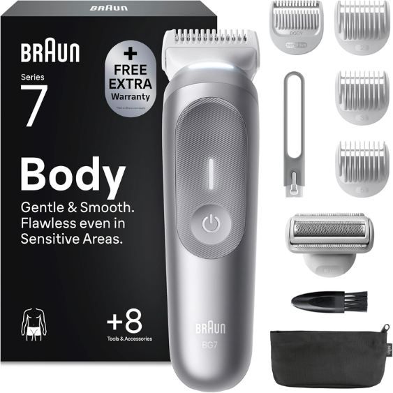 🪒 Braun BG7555 Bodygroomer Series 7 für 64,99€ (statt 91€)