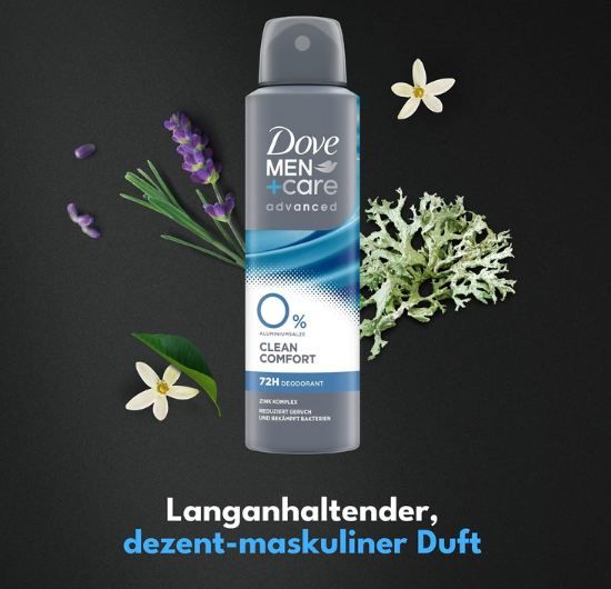 👃🏻 Dove Men+Care Advanced Clean Comfort Deodorant Spray ab 2,18€ (statt 4€) 👃🏻 Dove Men+Care Advanced Clean Comfort Deodorant Spray ab 2,18€ (statt 4€)