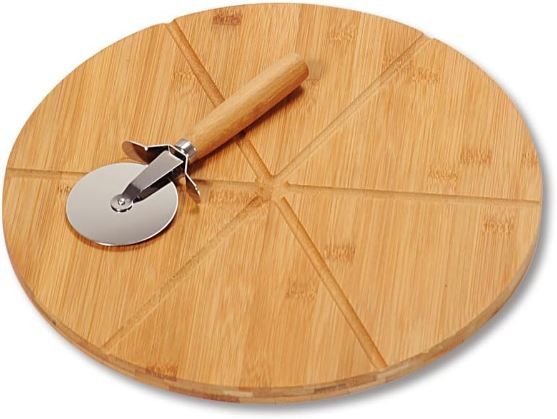 🍕 Kesper Bambus Pizza Teller + Pizza Roller ab 7,31€ (statt 14€)