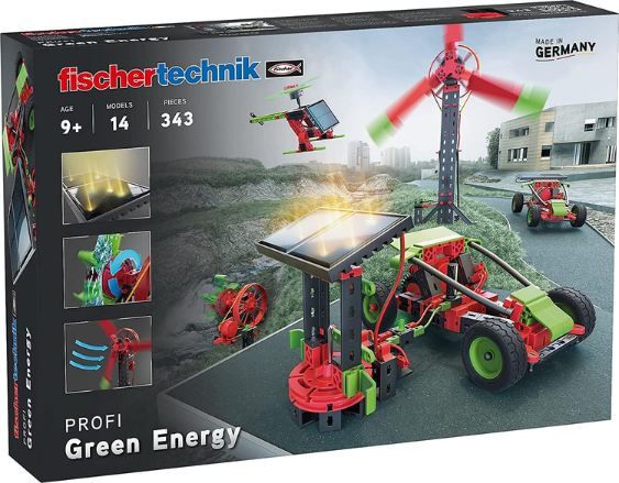 🚜 fischertechnik Green Energy Baukasten, 14 Modelle für 76,49€ (statt 87€)