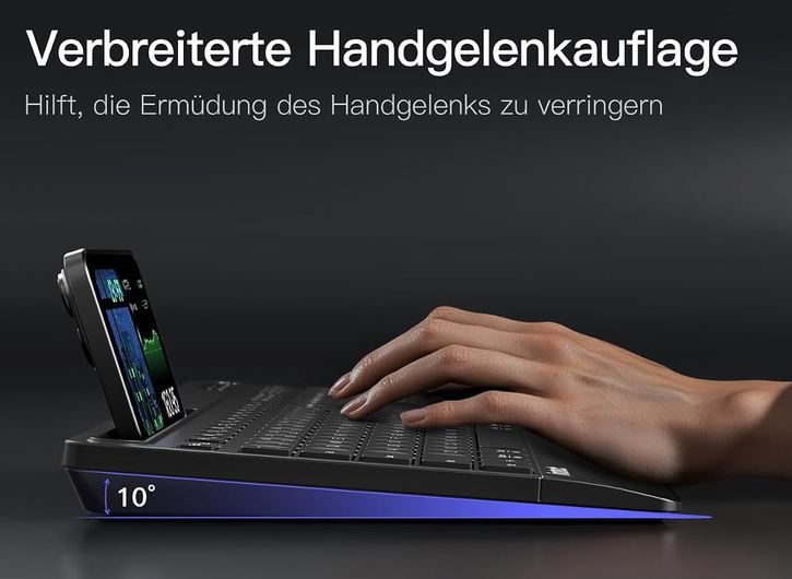 ⌨️ Inateck Ergonomische Wireless Tastatur mit Multimediatasten für 25€ (statt 50€) ⌨️ Inateck Ergonomische Wireless Tastatur mit Multimediatasten für 25€ (statt 50€)